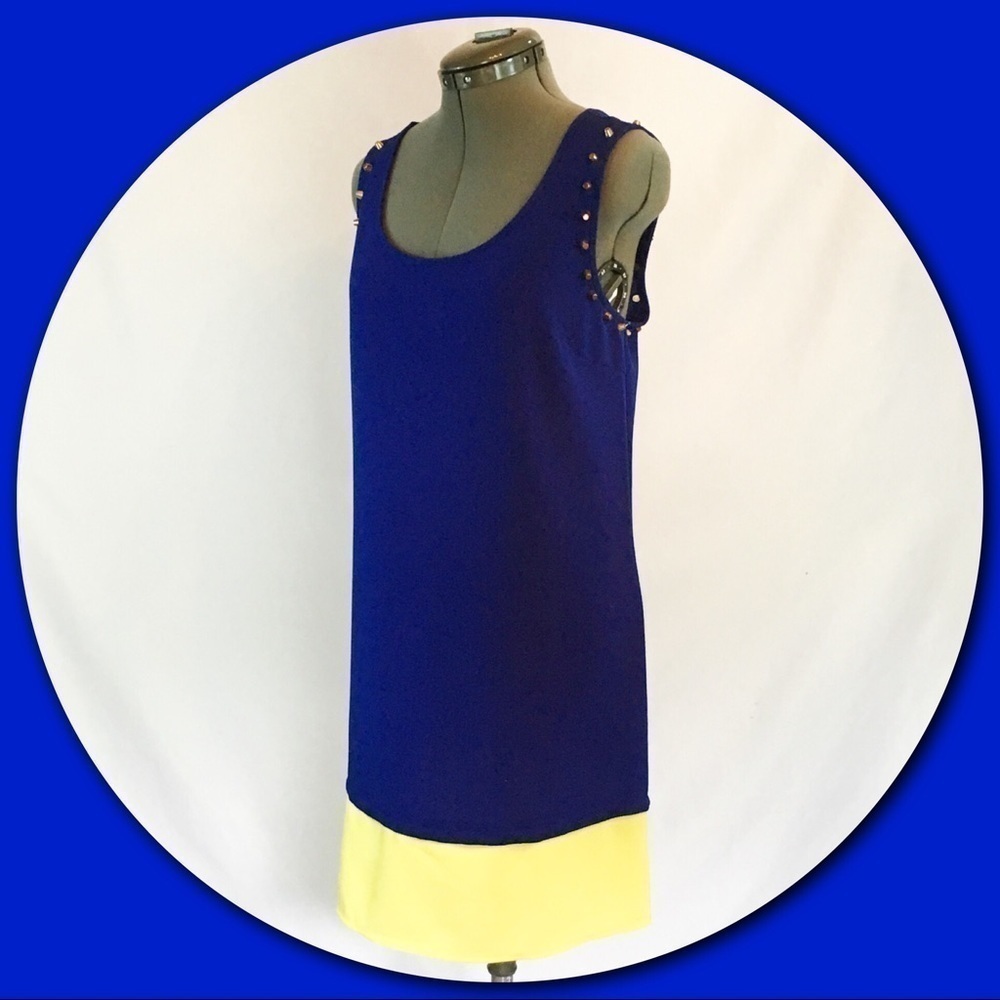 𝅺perch by Blu Pepper 💕Color Block Shift Dress💕